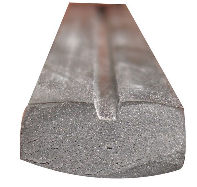003008 Perfil Tipo "Acanalado" Duro 20x9mm MTS