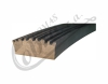 003026 Perfil Tipo "Rectangular con Canales" 40x15mm MTS