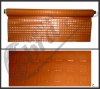 012101 Alfombra Plastector Cuadros PVC 1050x2mm Marron MTS