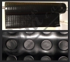 012138 Alfombra en Rollo Plastector Boton PVC 725x2mm Negro MTS