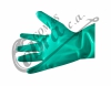 070004 Guantes Nitrilo SOLVEX 175 Verde T-9 (1PAR) KIT