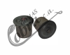 143011 Bocina Tijera Ford Cougar Zephir Tras 54x12x60mm UND